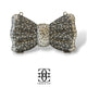 Grace Up Mini Rhinestones Bow 2 Silver
