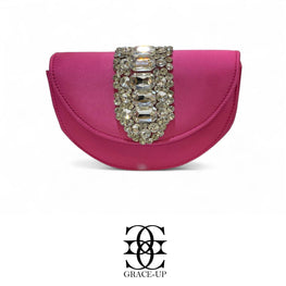 Grace Up Clutch Bag 14 Hot Pink