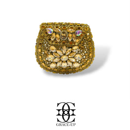 Grace Up Mini Clutch Kundan/Turkish 31