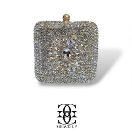 Grace Up Clutch 592 Gold/Silver