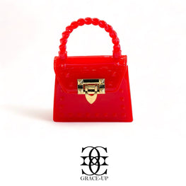 Grace Up Mini Jelly Bag Red