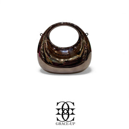 Grace Up Mini Acrylic Gray Bag