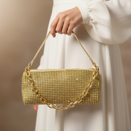 Grace Up Clutch IMP 56 Golden/Silver