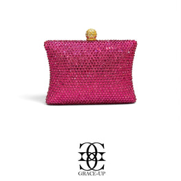 Grace Up Clutch 608 Hot Pink