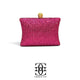 Grace Up Clutch 608 Hot Pink