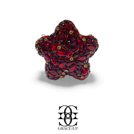 Grace Up Mini Star 4 Clutch Full Maroon