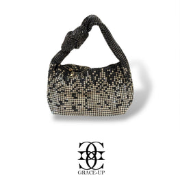 Grace Up IMP Knot Bag Black/Silver Mix