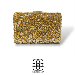 Grace Up Clutch 582 Gold