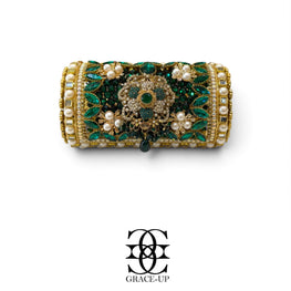 Grace Up Clutch Kundan/Turkish Roll 128