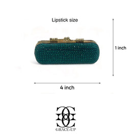 Lipstick 💄 SIZE Clutch Green