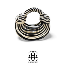 Grace Up IMP Round Strips Bag Black/White