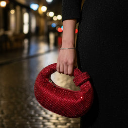 Grace Up IMP Round Bag Big Maroon