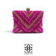 Grace Up Clutch 607 Hot Pink