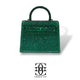 Grace Up Mini Acrylic Green Rhinestones Bag