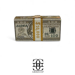 Grace Up Clutch $ Gray