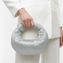 Grace Up IMP Round Bag Full Silver