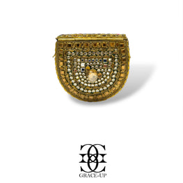Grace Up Mini Clutch Kundan/Turkish 28