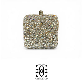 Grace Up Clutch 590 Silver