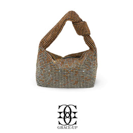 Grace Up IMP Knot Bag Rose Gold/Silver Mix