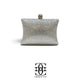 Grace Up Clutch 608 Silver