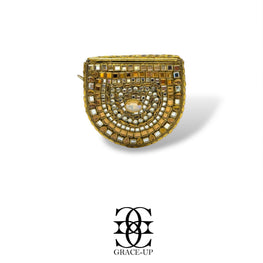 Grace Up Mini Clutch Kundan/Turkish 29