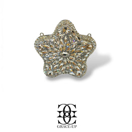 Grace Up Mini Star 5 Clutch Full Silver