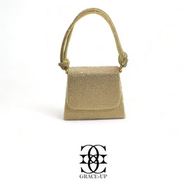 Grace Up Full Stones Mini Bag Golden