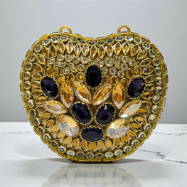 Grace Up Mini Apple Kundan Clutch 003