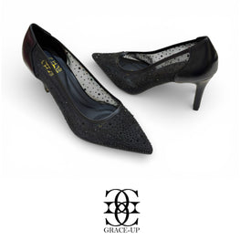 Grace Up Heels 520 Black