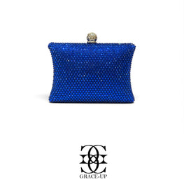 Grace Up Clutch 608 Electric Blue